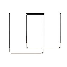 Lampa wisząca HORIZON ML1180 oprawa w kolorze czarnym MILAGRO