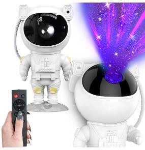 Projektor Gwiazd Astronauta oprawa w kolorze białym MILAGRO