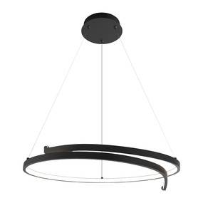 Lampa wisząca LORENZO ML1583 oprawa w kolorze czarnym MILAGRO