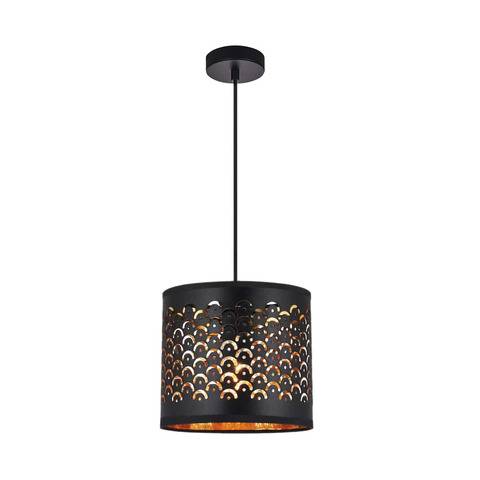 Lampa wisząca MORGAN ML1800 oprawa w kolorze czarnym MILAGRO