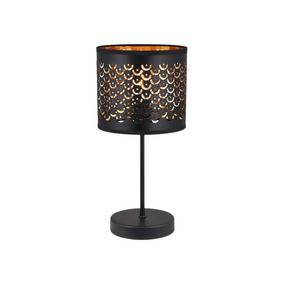Lampka nocna MORGAN ML1802 oprawa w kolorze czarnym MILAGRO