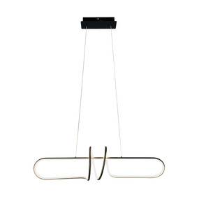 Lampa wisząca VERTIGO ML1576 oprawa w kolorze czarnym MILAGRO