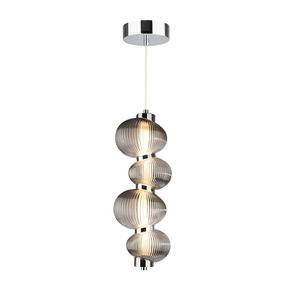 Lampa wisząca BOLLA SMOKED ML1423 oprawa chromowana MILAGRO