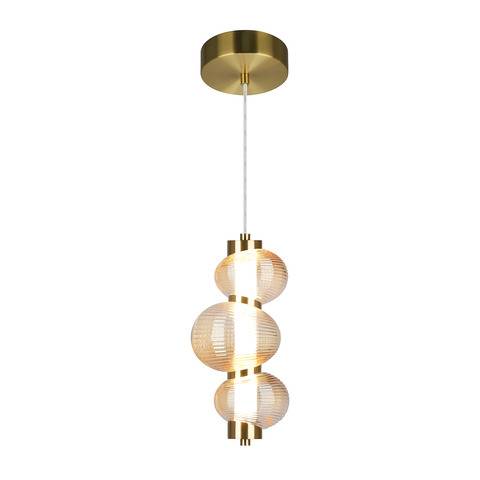 Lampa wisząca BOLLA GOLD ML1424 oprawa w kolorze złotym MILAGRO