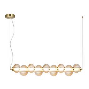 Lampa wisząca BOLLA GOLD ML1426 oprawa w kolorze złotym MILAGRO