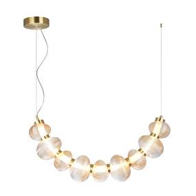 Lampa wisząca BOLLA GOLD ML1428 oprawa w kolorze złotym MILAGRO