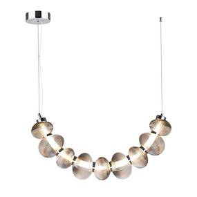 Lampa wisząca BOLLA SMOKED ML1429 oprawa chromowana MILAGRO