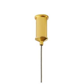 Lampa wisząca CIRCLE 40+60 LED złoty połysk