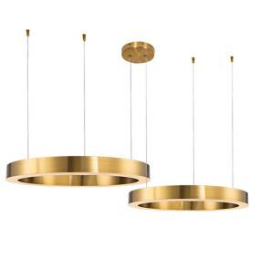 Lampa wisząca CIRCLE 60+60 LED ST-8848-60+60 brass oprawa mosiężna Step Into Design