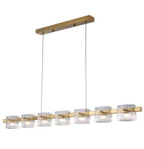 Lampa wisząca BACCIO LED złota 120 cm