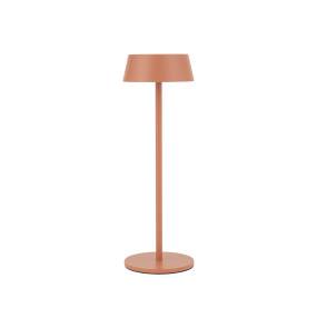 Zewnętrzna lampa stołow AMY LED 11534 oprawa w kolorze ceglanym NOWODVORSKI 