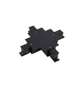 Łącznik do szynoprzewodu podtykowego CTLS RECESSED POWER X CONNECTOR 8680 oprawa w kolorze czarnym NOWODVORSKI