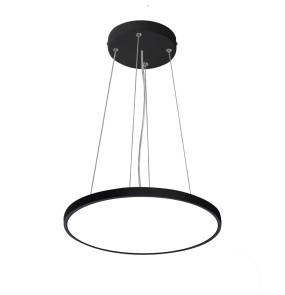 Lampa wisząca Alata PND-72836-300R-24W-BL oprawa w kolorze czarnym ITALUX
