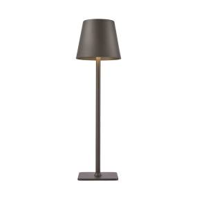 Zewnętrzna lampa stołowa Atlis TB-2821-GR oprawa w kolorze grafitowym ITALUX