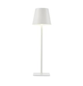 Zewnętrzna lampa stołowa Atlis TB-2821-WH oprawa w kolorze białym ITALUX