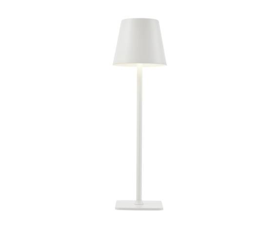 Zewnętrzna lampa stołowa Atlis TB-2821-WH oprawa w kolorze białym ITALUX