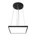 Lampa wisząca Bastia PND-83625-230S-18W-BL oprawa w kolorze czarnym ITALUX