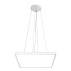 Lampa wisząca Bastia PND-83625-450S-45W-WH oprawa w kolorze białym ITALUX