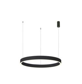 Lampa wisząca Brasco Down PND-56215-060RPP-BK-3KS4K-TRDIMM oprawa w kolorze czarnym ITALUX