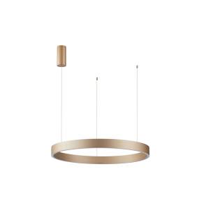 Lampa wisząca Brasco Down PND-56215-060RPP-GD-3KS4K-TRDIMM oprawa w kolorze złotym ITALUX