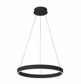 Lampa wisząca Brasco Down PND-56215-080RPC-BK-3KS4K-TRDIMM oprawa w kolorze czarnym ITALUX