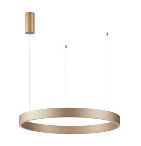 Lampa wisząca Brasco Down PND-56215-080RPP-GD-3KS4K-TRDIMM oprawa w kolorze złotym ITALUX