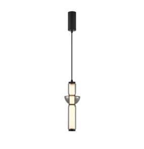 Lampa wisząca Bruni PND-27372-1-19W-BK oprawa w kolorze czarnym ITALUX