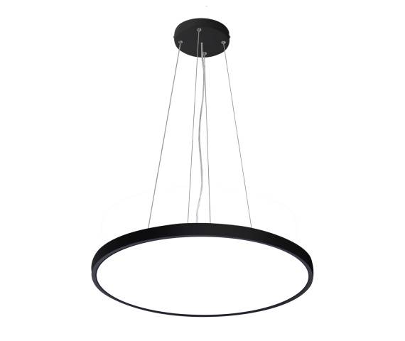 Lampa wisząca Calvi PND-35263-480R-36W-BL oprawa w kolorze czarnym ITALUX