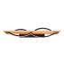 Kinkiet Conato WL-23848-30W-BK-GD oprawa w kolorze czerni i drewna ITALUX