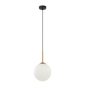 Lampa wisząca Deore PND-5578-1S-BRO-BK oprawa w kolorze czerni i antycznego brązu ITALUX