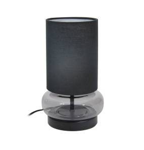 Lampa stołowa Epiro TB-43648-BL-SG oprawa w kolorze czarnym z dymionym szkłem ITALUX
