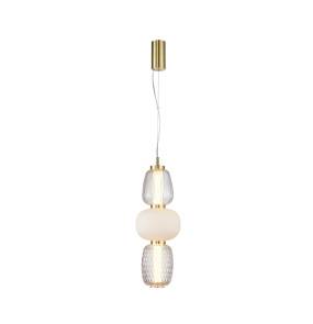 Lampa wisząca Eris PND-98374-28W-GD oprawa w kolorze złotym ITALUX