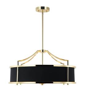 Lampa wisząca Stanza Gold Nero S OR84139 oprawa w kolorze czarnym ORLICKI DESIGN 