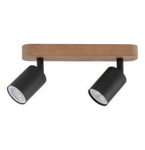 Listwa sufitowa TOP WOOD BLACK 2 3291 oprawa w kolorze czerni i drewna TK Lighting