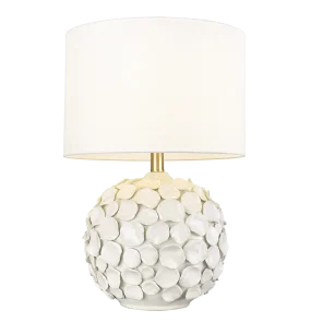 Lampa stołowa KOTOR T01030BR-WH oprawa w kolorze białym COSMOLight