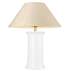 Lampa stołowa MONROE T01869BR-WH oprawa w kolorze białym COSMOLight