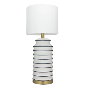 Lampa stołowa COASTAL T01026BR-WH
