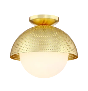 Plafon MODENA C01807BR oprawa w kolorze złotym COSMOLight
