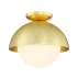 Plafon MODENA C01807BR oprawa w kolorze złotym COSMOLight