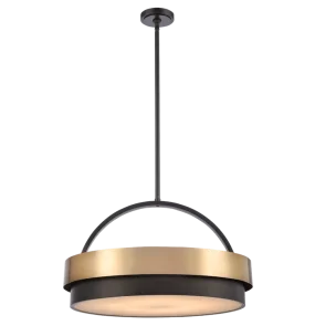 Lampa wisząca COBURG P06753BR oprawa mosiężna COSMOLight