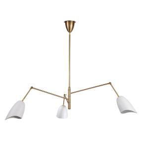 Lampa wisząca RAGNO ST-8625P white oprawa w kolorze złotym Step Into Design