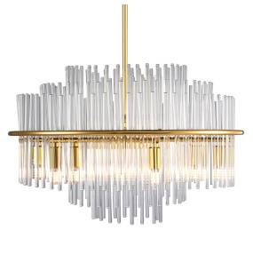 Żyrandol LUXORIA ST-8530 gold oprawa w kolorze złotym Step Into Design