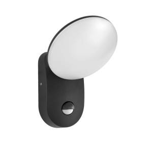 Kinkiet zewnętrzny Monti 3K D-sensor OWL-6214-S-3K oprawa w kolorze czarnym z czujnikiem ruchu ITALUX