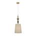 Lampa wisząca Moren PND-84678C-AB oprawa w kolorze antycznego brązu z morelowym abażurem ITALUX