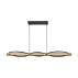 Lampa wisząca Natano PND-55362-40W-WO oprawa w kolorze czerni i drewna ITALUX
