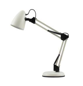 Lampka biurkowa Notari TB-29928-BG oprawa w kolorze bieli i czerni ITALUX
