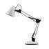 Lampka biurkowa Notari TB-29928-BG oprawa w kolorze bieli i czerni ITALUX