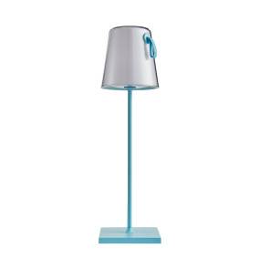 Zewnętrzna lampa stołowa Ostap TB-2749-BL oprawa w kolorze niebieskim ITALUX