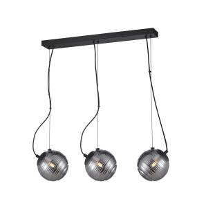 Lampa wisząca Perona PND-92389-3L-BK oprawa w kolorze czarnym ITALUX