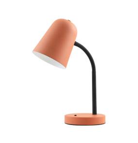 Lampka biurkowa Prato TB-37643-OG oprawa w kolorze pomarańczowym z elementami czerni ITALUX